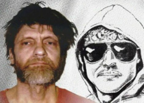 Ted Kaczynski và chân dung phác thảo.