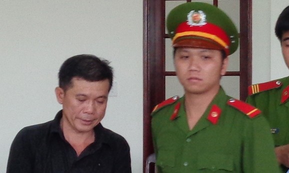 Bị cáo Lộc tại phiên tòa.