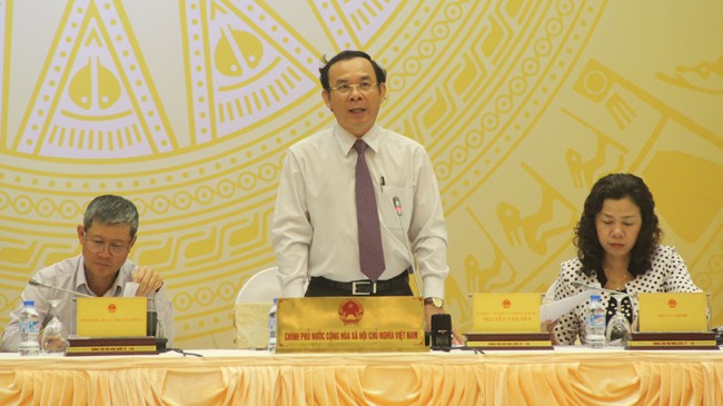 Bộ trưởng, Chủ nhiệm VPCP Nguyễn Văn Nên. Ảnh: Văn Kiên.