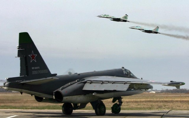Các máy bay chiến đấu Nga hoạt động tại Syria. Ảnh: AFP.