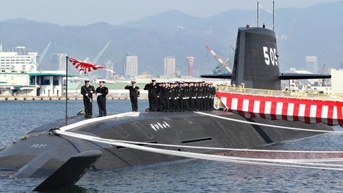 Tàu ngầm lớp Soryu. Ảnh: Seaforce.