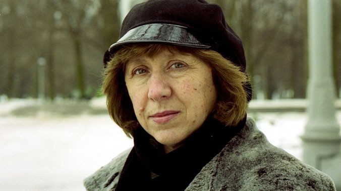Chân dung nhà văn Svetlana Alexievich. Ảnh: Vasily Fedosenko.