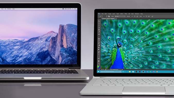 Chọn Surface Book hay MacBook Pro 2015?