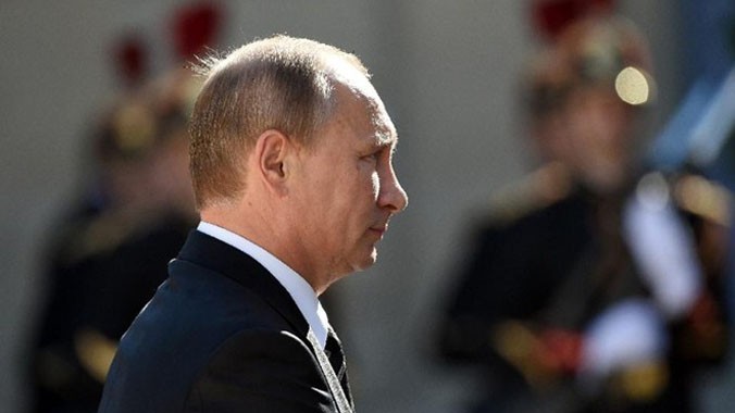 Chiến dịch không kích tại Syria đưa Tổng thống Vladimir Putin trở lại sân khấu chính trị quốc tế. Ảnh: AFP.
