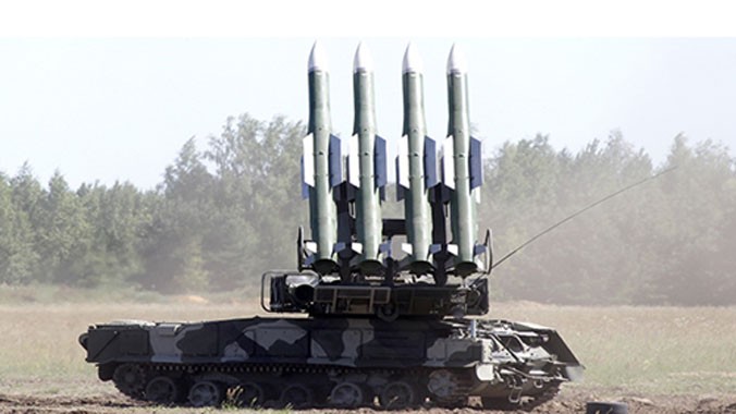 Hệ thống tên lửa Buk-2M. Ảnh: RIA Novosti.
