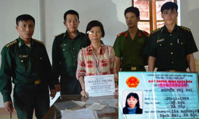 Phi bị bắt khi nhập cảnh trái phép vào Việt Nam.