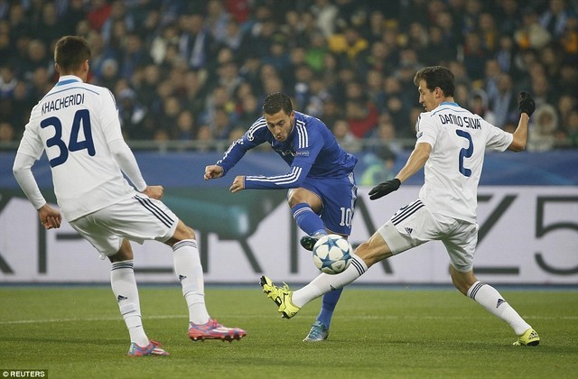Hazard đã thi đấu tốt nhưng kém duyên.