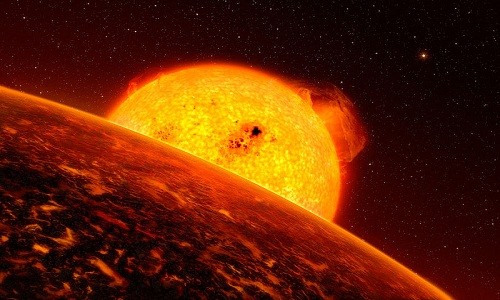 CoRot-7b là hành tinh ngoài hệ Mặt Trời quay gần ngôi sao mẹ nhất. Ảnh: Wikimedia Commons.