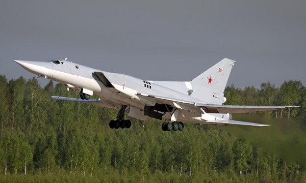 Một máy bay Tu-22M3 của Không quân Nga hiện tại.