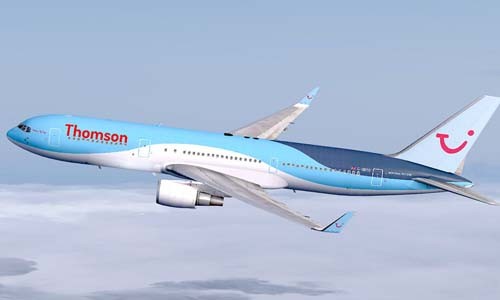 Một chiếc máy bay của hãng Thomson Airways. Ảnh: Flyairwaysimulation.