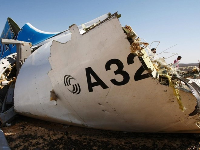 Hiện trường máy bay Nga rơi. Nguồn: AFP/Getty Images.