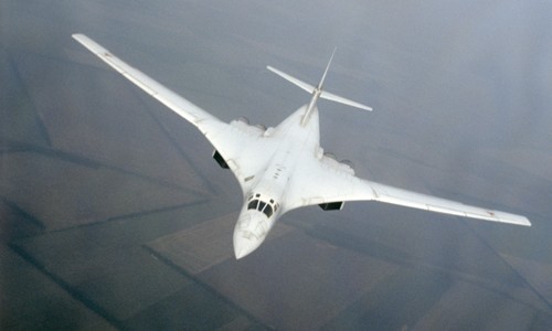 "Thiên nga trắng" Tu-160 của Nga. Ảnh: Sputnik.