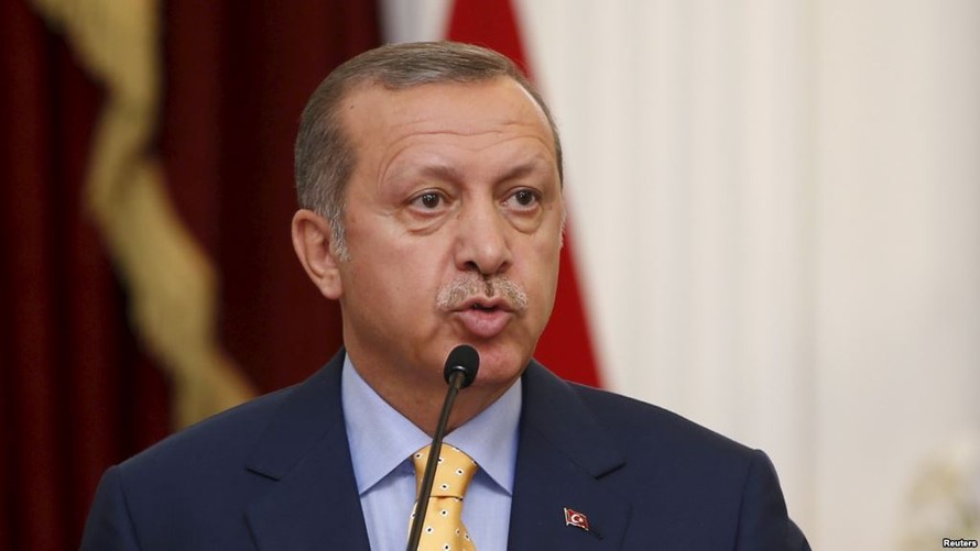 Tổng thống Thổ Nhĩ Kỳ Recep Tayyip Erdogan. 