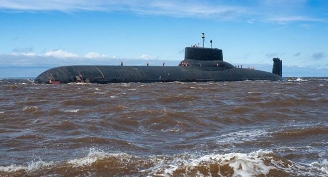 Tàu ngầm Dmitri Donskoy. Nguồn: Sputniknews.com.