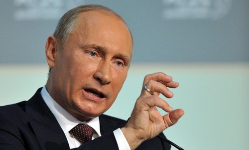 Tổng thống Putin đã có những phản ứng mạnh mẽ sau khi chiếc Su-24 bị bắn rơi. Ảnh: Sputnik.