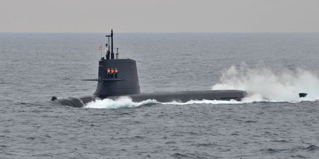 Một tàu ngầm của Hải quân Nhật Bản. Ảnh: Militarynaval.