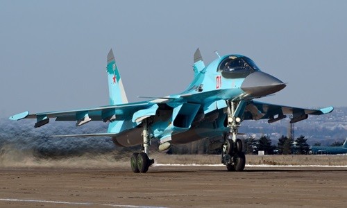 Chiến đấu cơ Su-34 của không quân Nga. Ảnh: Russia-insider.