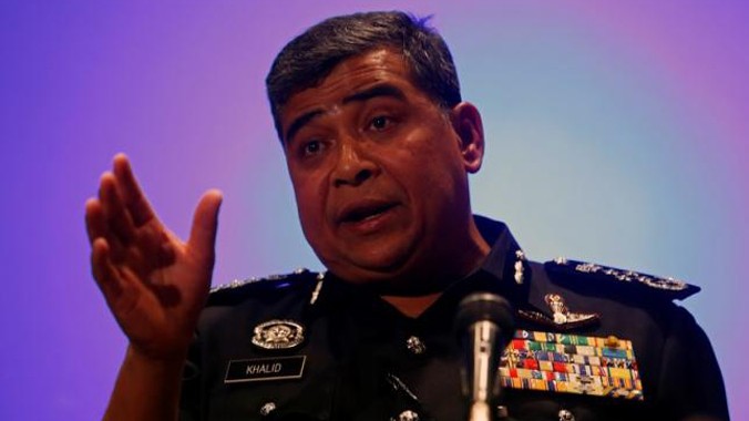 Cảnh sát trưởng Malaysia Khalid Abu Bakar. Ảnh: AP.