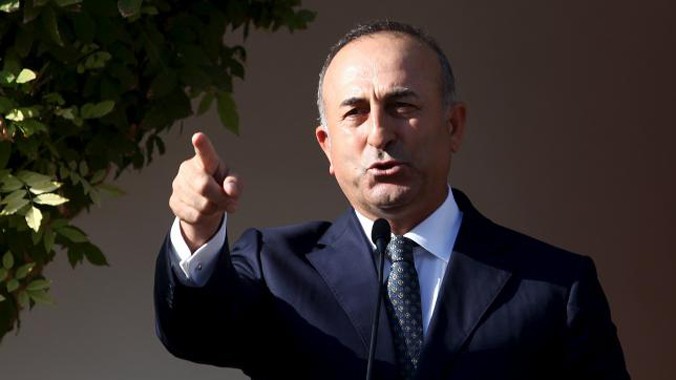 Ngoại trưởng Thổ Nhĩ Kỳ Mevlut Cavusoglu. Ảnh: AP.