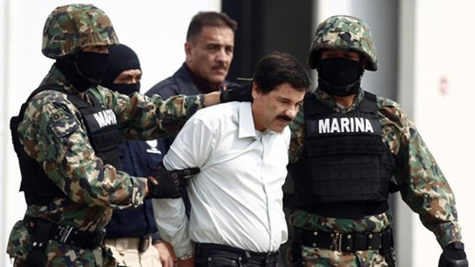 El Chapo bị bắt năm 2014.