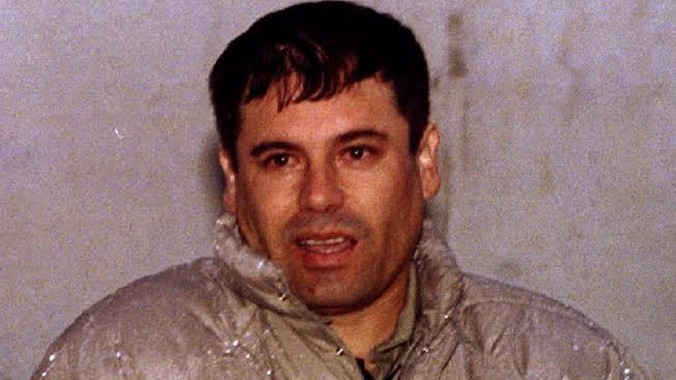 Trùm ma túy El Chapo năm 2000.