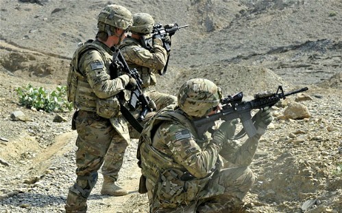Lính Mỹ tại Afghanistan. Ảnh: AFP.