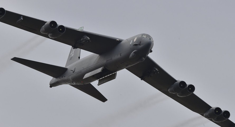 Một máy bay B-52 của Mỹ. Ảnh minh họa: AFP.