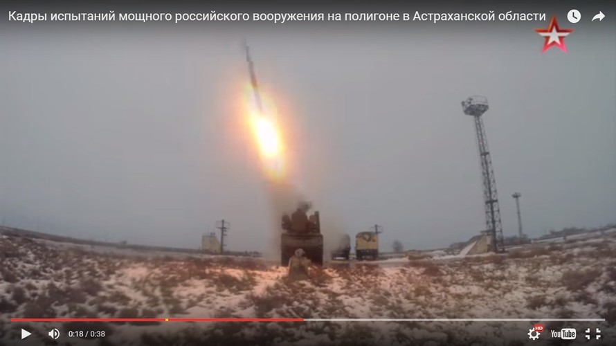 Nga thử loạt vũ khí hạng nặng hiện đại tại Kapustin Yar. Ảnh: Sputnik.