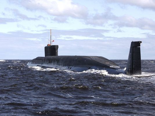 Tàu ngầm Nga. Ảnh: AFP.