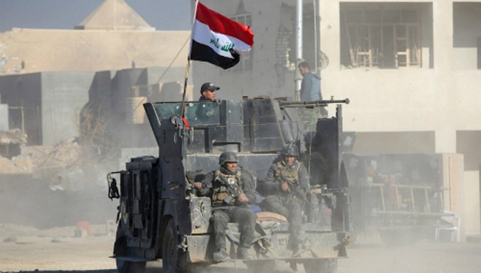 Lực lượng an ninh Iraq tại Ramadi. Ảnh: Reuters