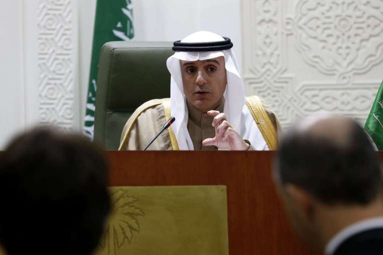 Ngoại trưởng Ả rập Xê út Adel al-Jubeir. Ảnh: AFP.