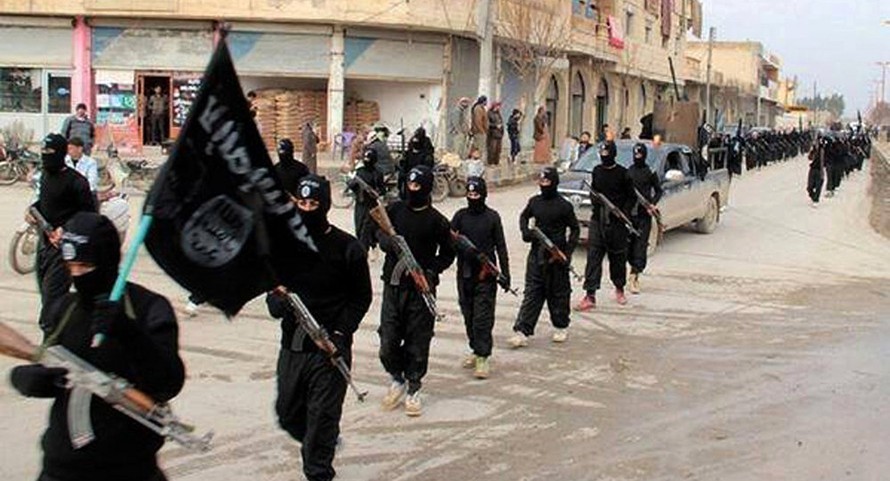 Các phiến quân tổ chức Nhà nước Hồi giáo tự xưng IS. Ảnh: AP.