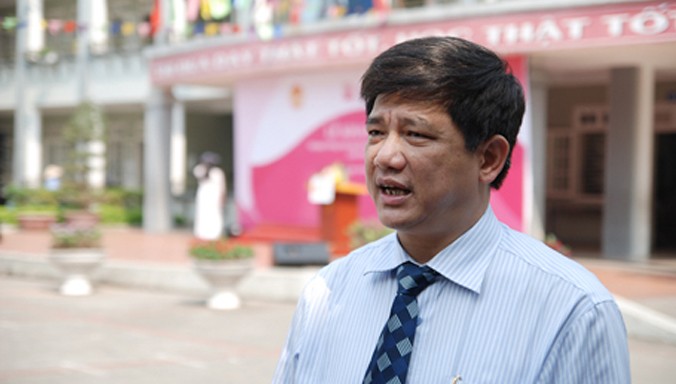 Ông Phạm Xuân Tiến, Phó Giám đốc Sở GD&ĐT Hà Nội.