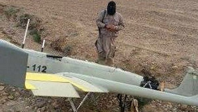 Hình ảnh chiếc UAV được cho là của IS.