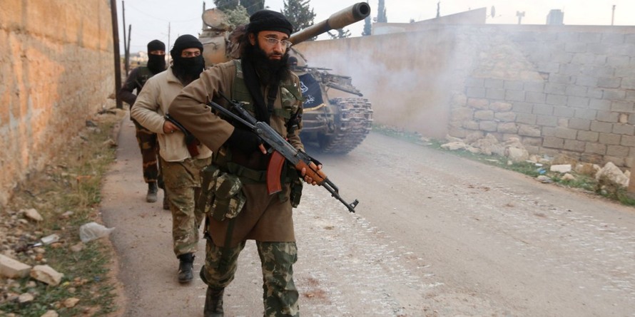Các phiến quân của tổ chức khủng bố al-Nusra. Ảnh: www.businessinsider.com.