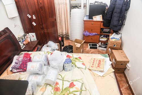 Một căn hộ của người Việt bên trong Làng Sen bị lục soát. Ảnh: nguoivietukraine