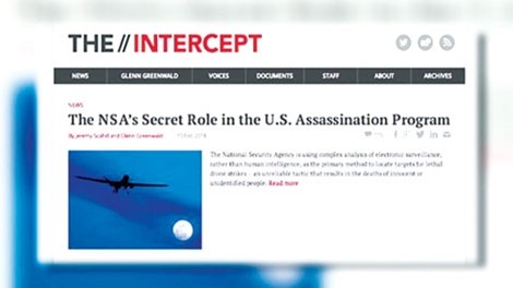 The Intercept hồi tháng 10-2015 đã tiết lộ bí mật về việc các máy bay không người lái của Mỹ đã sát hại nhiều dân thường Afghanistan.