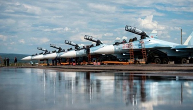 Su-30SM trong biên chế Không quân Nga. 