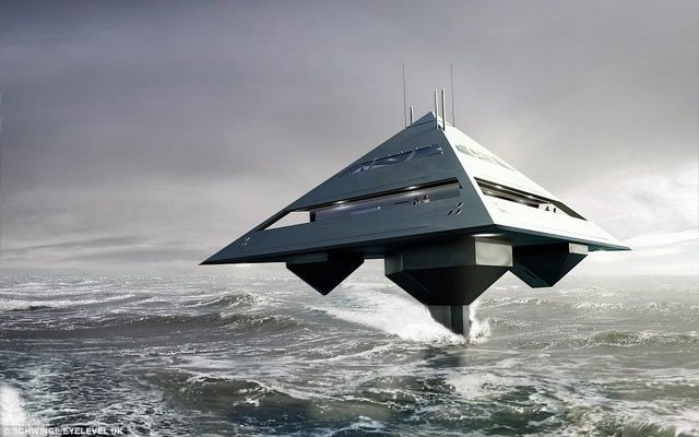 Mô hình siêu du thuyền trong tương lai.