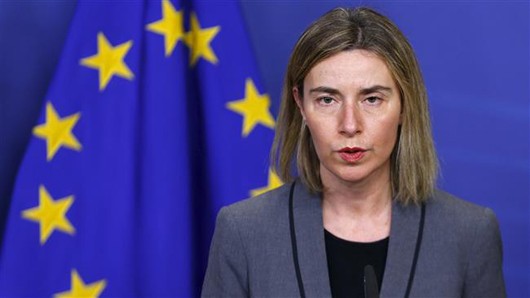 Cao ủy phụ trách chính sách đối ngoại-an ninh của EU, bà Federica Mogherini. Ảnh: Reuters.