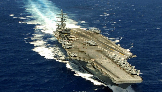 Tàu sân bay USS Dwight D. Eisenhower. Ảnh: Maritimequest.