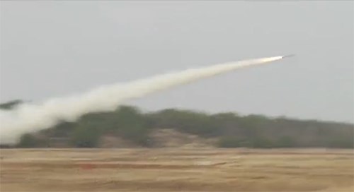 Hình ảnh của vụ phóng thử tên lửa Vіlha.
