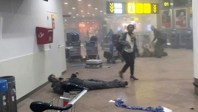 Vụ tấn công tại Brussels khiến khoảng 34 người thiệt mạng. Ảnh: AP.