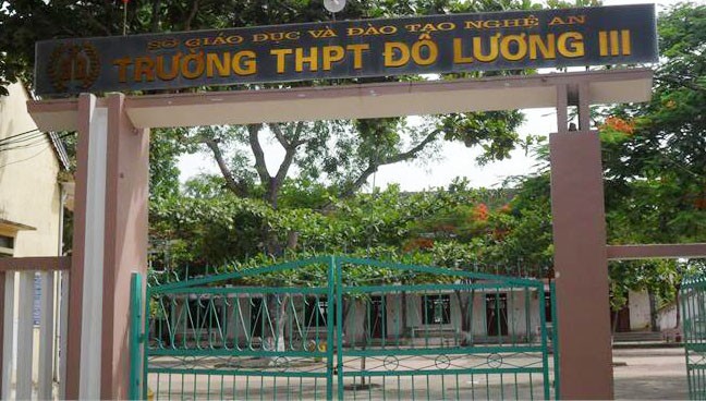 Trường THPT Đô Lương III. Ảnh nguồn internet.