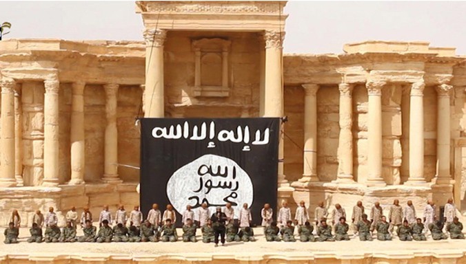 IS đã chiếm thành cổ Palmyra tháng 5/2015. Ảnh: Getty.