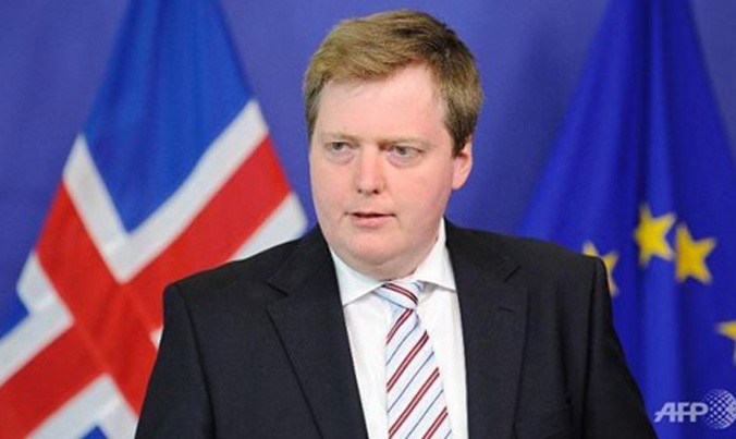 Thủ tướng Iceland Sigmundur David Gunnlaugsson.