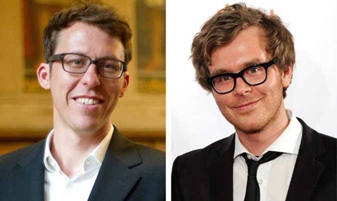 Bastian Obermayer (trái) và Frederik Obermaier là hai nhà báo của Suddeutsche Zeitung tham gia điều tra Hồ sơ Panama từ những ngày đầu tiên. Ảnh: New York Times.