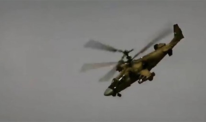  Hình ảnh trực thăng Ka-52 tham chiến ở Syria.