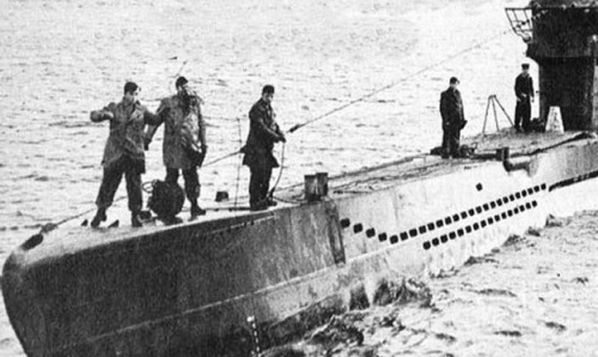 Chiếc tàu ngầm U-1206 của phát xít Đức. Ảnh: WarIsboring.