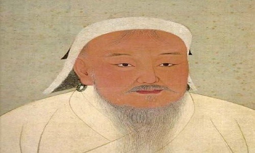 Tranh chân dung Thành Cát Tư Hãn ở Bảo tàng Cố cung tại Đài Loan. Ảnh: Wikipedia.